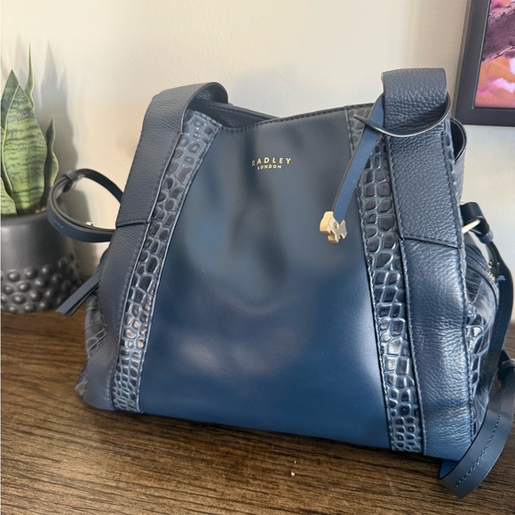 RADLEY LONDON Handbags - Radley London Midnight Blue Shoulder Bag